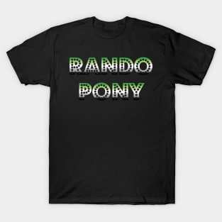 RandoPonyTM Marquee Aromantic Gradient T-Shirt